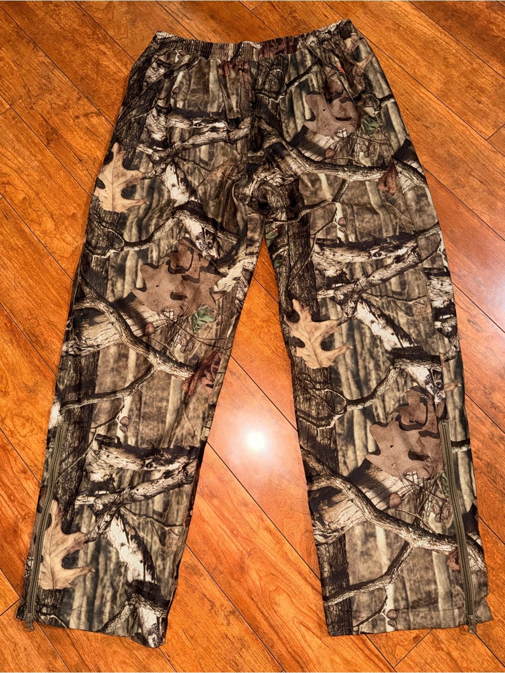 Men's Mossy Oak Camouflage Hunting Pants - Realtree-Style Brown/Green Camo
